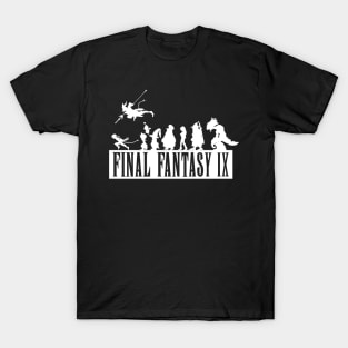 Final Fantasy IX - The Team (Black) T-Shirt